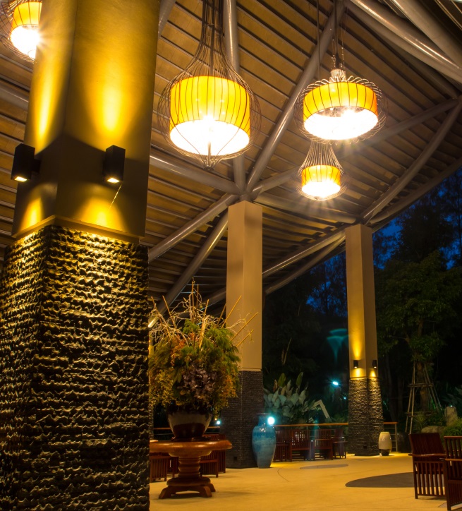 Interior space with decorative lighting - Turnkey Lightings