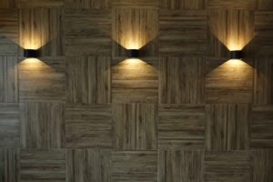 three up down lights on the wall- TurnKey Lightings